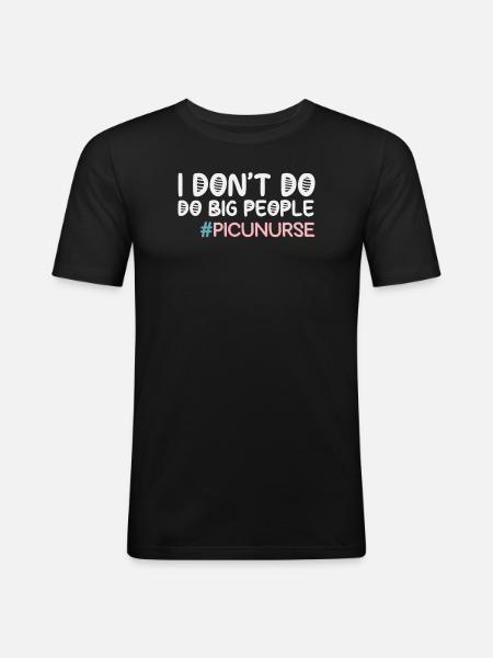 Picu Nurse - Men's Slim Fit T-Shirt - black