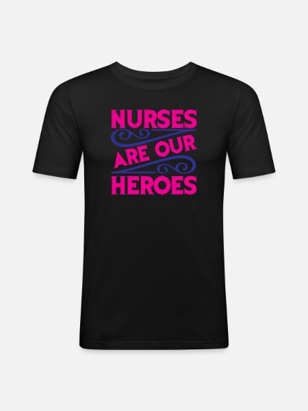 Nurse Hospital Need - Men's Slim Fit T-Shirt - black