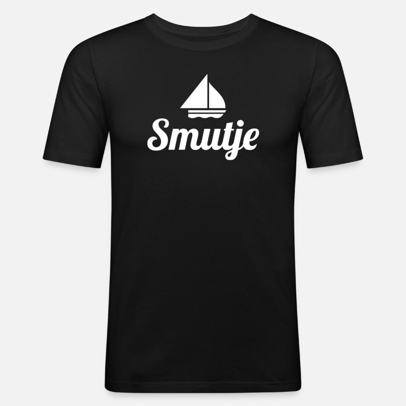 Smutje - Männer Slim Fit T-Shirt - Schwarz
