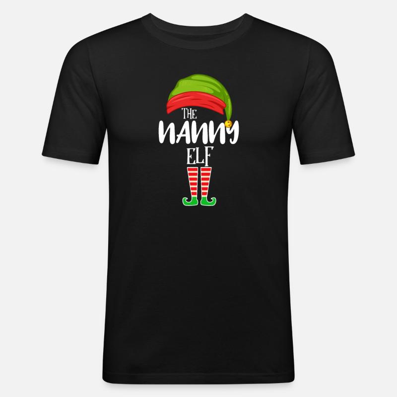 die Kindermädchen Elf - Männer Slim Fit T-Shirt - Schwarz