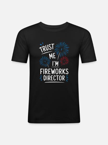 Pyrotechnics Fireworks Pyrotechnics - Men's Slim Fit T-Shirt - black