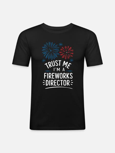 Pyrotechnics Fireworks Pyrotechnics - Men's Slim Fit T-Shirt - black
