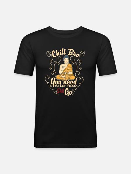 OM - Men's Slim Fit T-Shirt - black