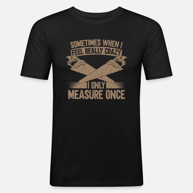 Carpenter & Carpenter Carpenter Cadeaux - T-shirt près du corps Homme - noir