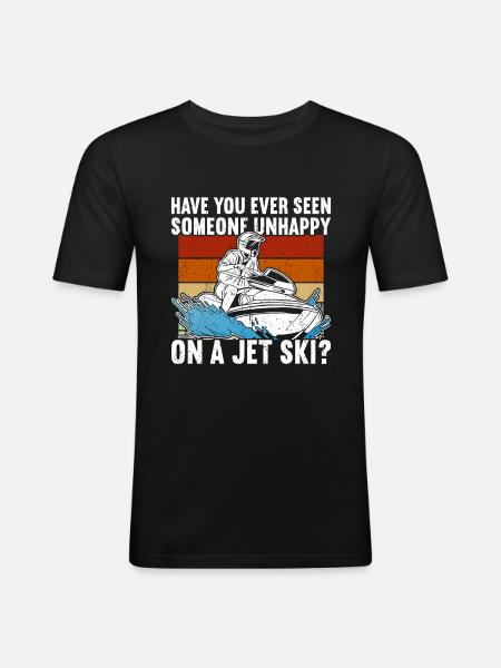 Jet Ski Jet Skiing - Men's Slim Fit T-Shirt - black