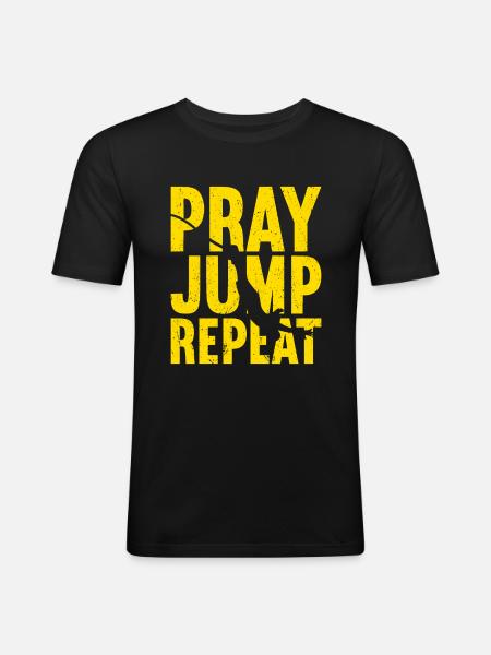 Bungee Jump Bungee Jumping - Men's Slim Fit T-Shirt - black
