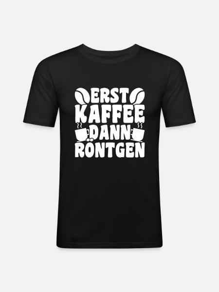 MTRA Medizinisch-Technischer Radiologie Assistent - Männer Slim Fit T-Shirt - Schwarz