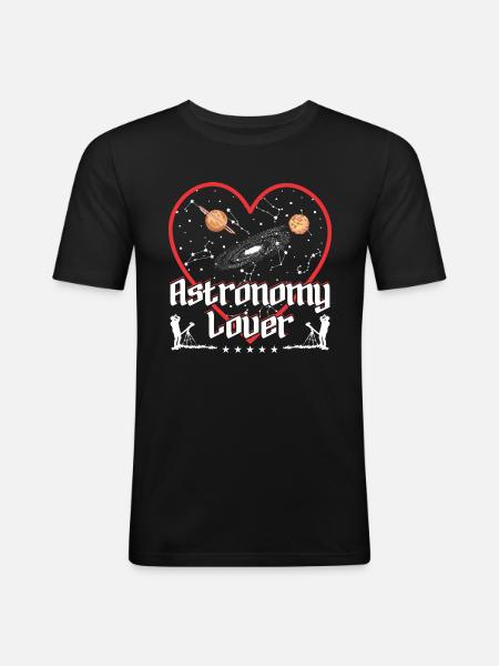 Astrophysics - Men's Slim Fit T-Shirt - black