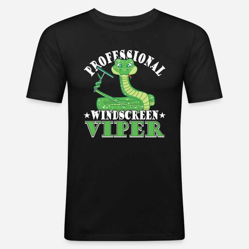 Professional Windscreen Viper - Men's Slim Fit T-Shirt - black