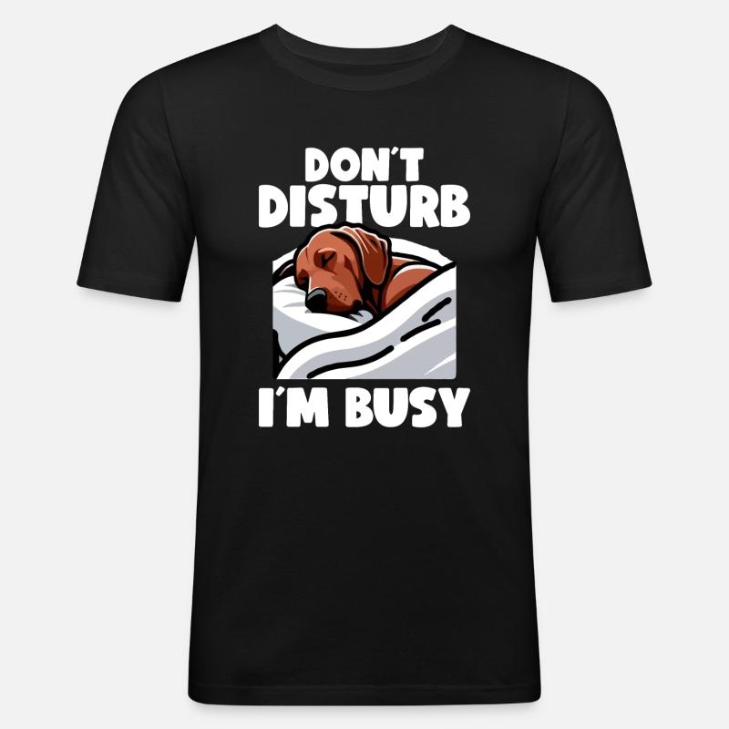 Rhodesian Ridgeback Dog Rhodesian Ridgebacks - Men's Slim Fit T-Shirt - black