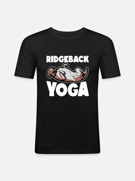 Rhodesian Ridgeback Dog Rhodesian Ridgebacks - Men's Slim Fit T-Shirt - black
