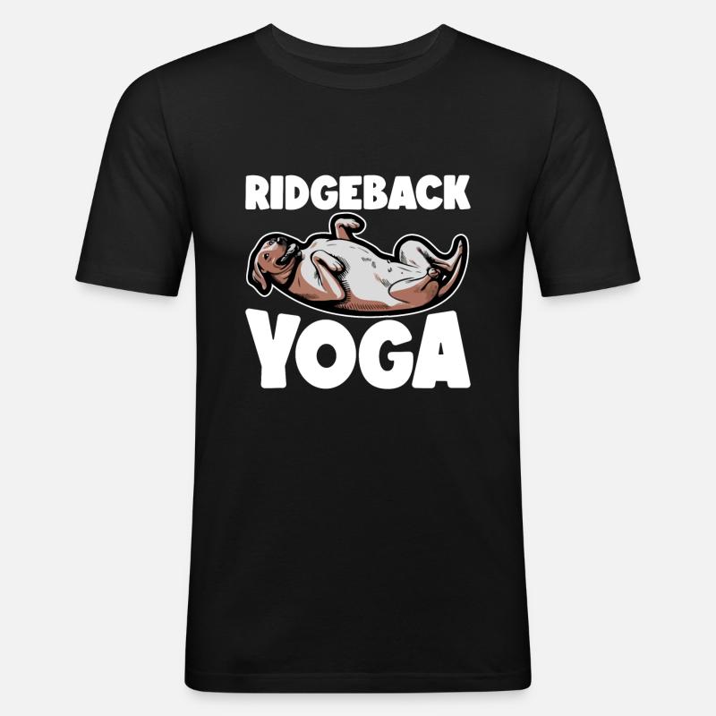 Rhodesian Ridgeback Dog Rhodesian Ridgebacks - Men's Slim Fit T-Shirt - black