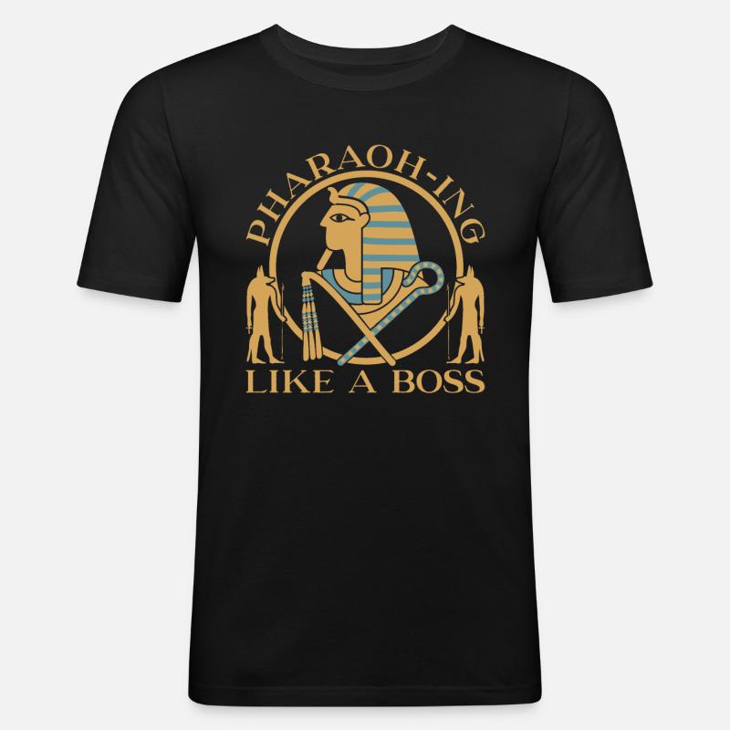 Pharaoh-ing like a - Men's Slim Fit T-Shirt - black