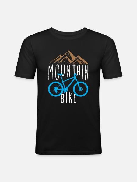 VTT VTT VTT - T-shirt près du corps Homme - noir