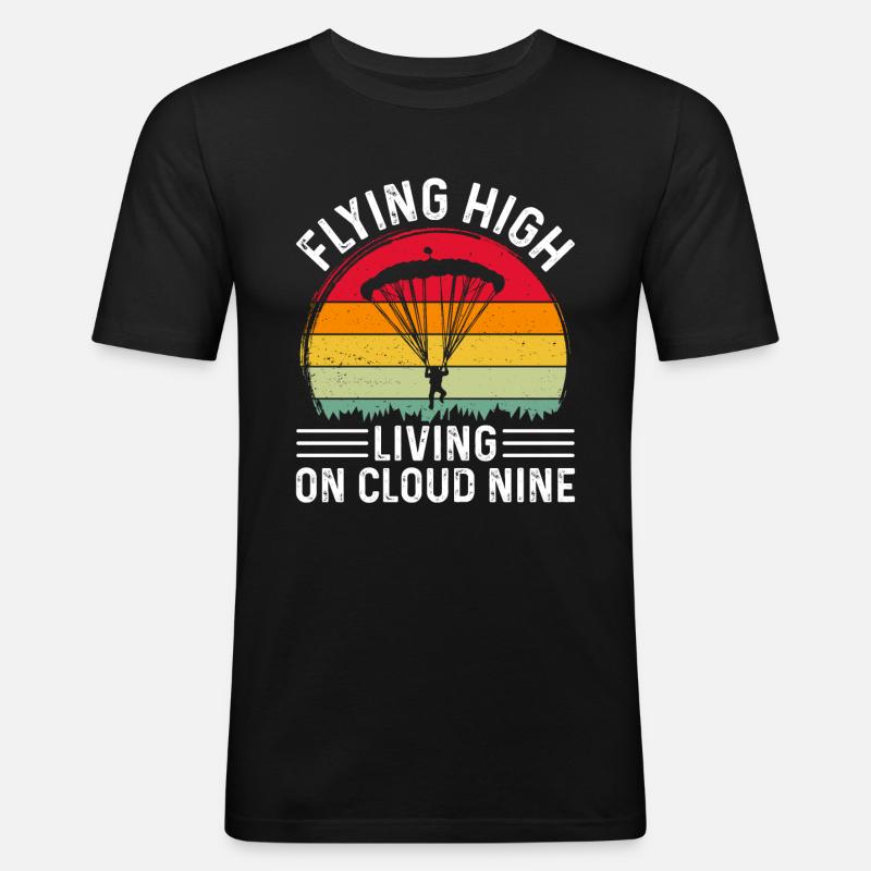 Skydiving Skydiving - Men's Slim Fit T-Shirt - black
