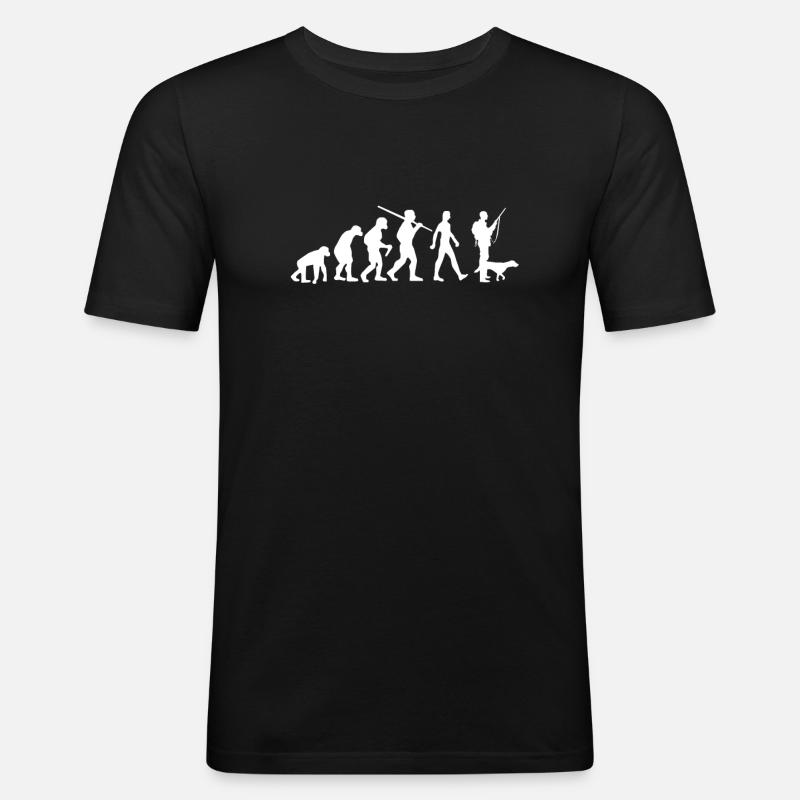 Jaeger Evolution Jäger - T-shirt près du corps Homme - noir