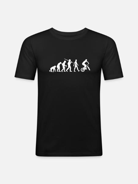 Vélo BMX Evolution BMX - T-shirt près du corps Homme - noir