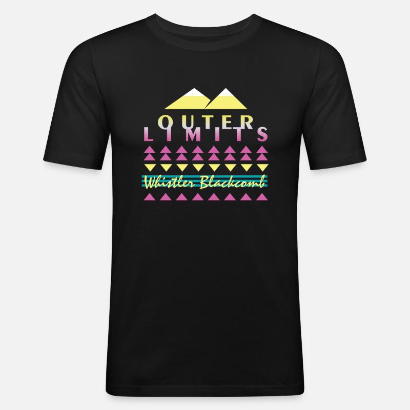 Outer Limits - Men's Slim Fit T-Shirt - black