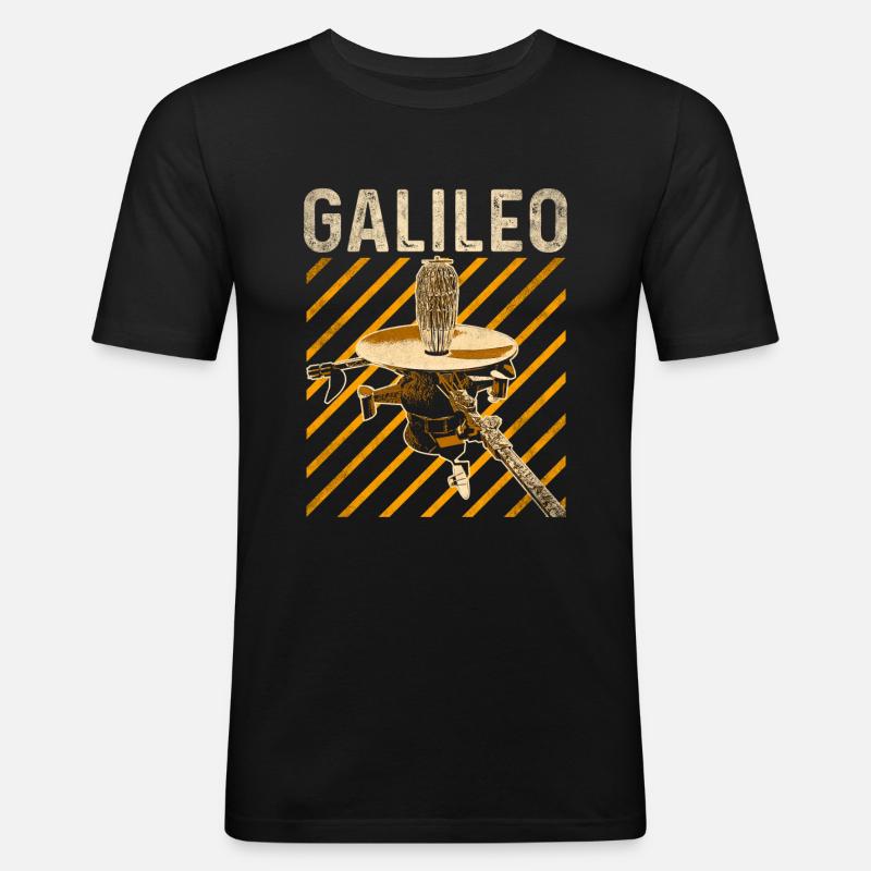 Jupiter spacecraft Galileo - Men's Slim Fit T-Shirt - black