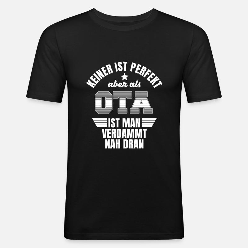 operationstechnischer OP assistent Geschenk - Männer Slim Fit T-Shirt - Schwarz