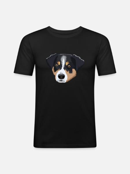 appenzeller sennenhund gift idea - Men's Slim Fit T-Shirt - black