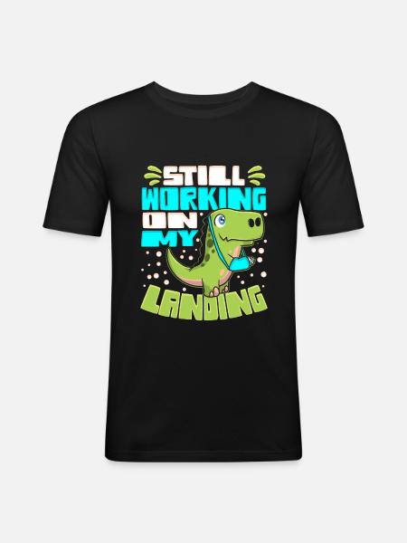 Arm Broken Broken Arm - Men's Slim Fit T-Shirt - black