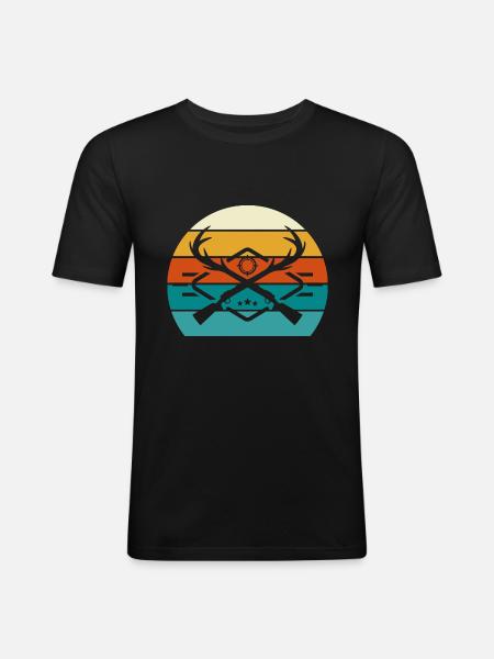 Hunter for Hunters - Men's Slim Fit T-Shirt - black