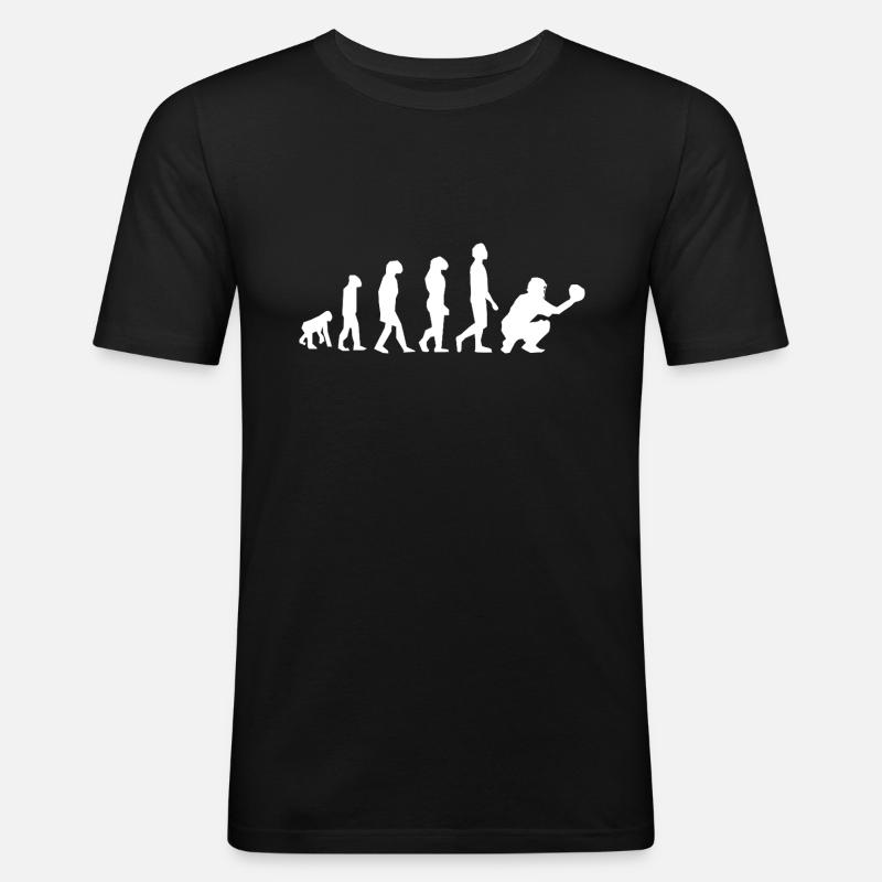 Evolution Baseball - Development Line - Men's Slim Fit T-Shirt - black