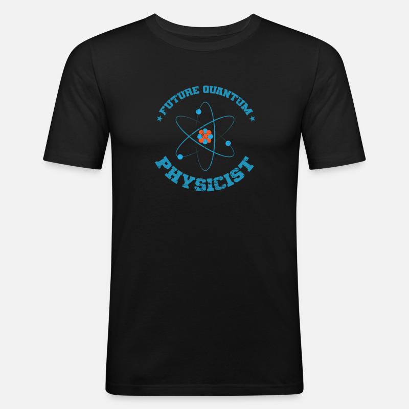 Future Quantum Physicist Natural Science - Men's Slim Fit T-Shirt - black