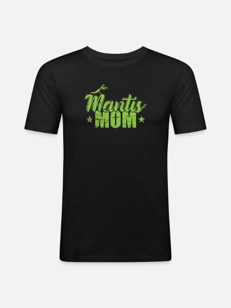 Mantis Mom - Men's Slim Fit T-Shirt - black
