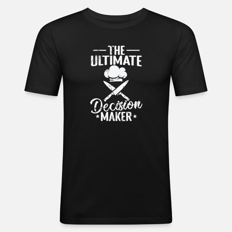 The Ultimate Decision Maker - Men's Slim Fit T-Shirt - black