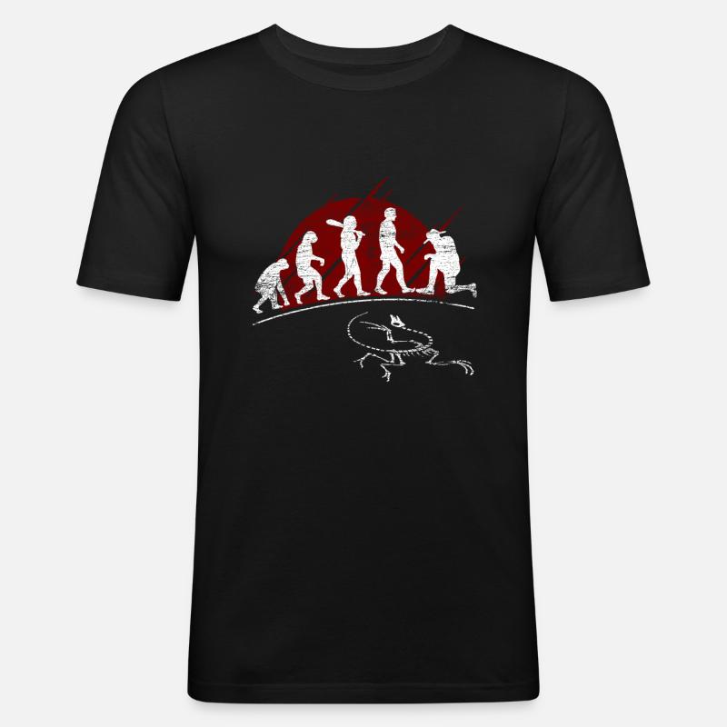 Archäologie Evolution - Männer Slim Fit T-Shirt - Schwarz