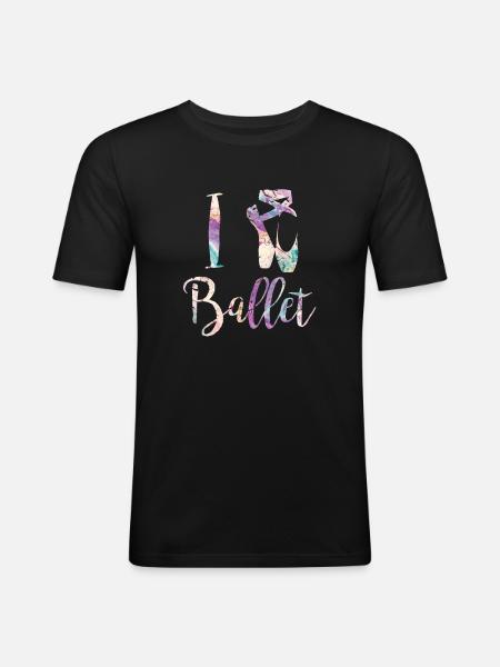 ballet - Men's Slim Fit T-Shirt - black