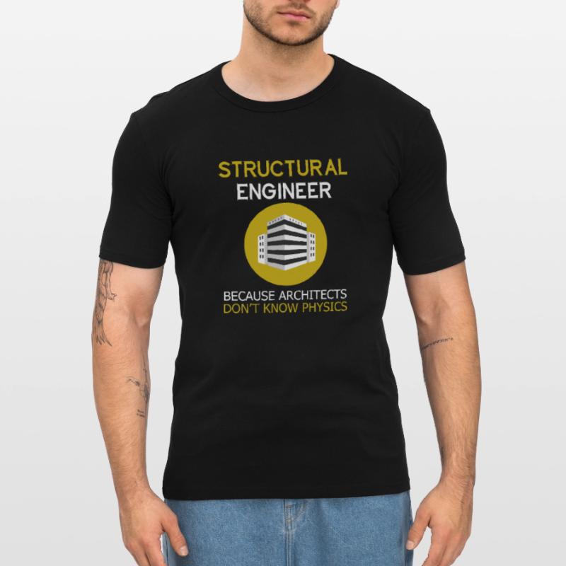 Structural engineers because architects have no idea Men's Slim Fit T-Shirt