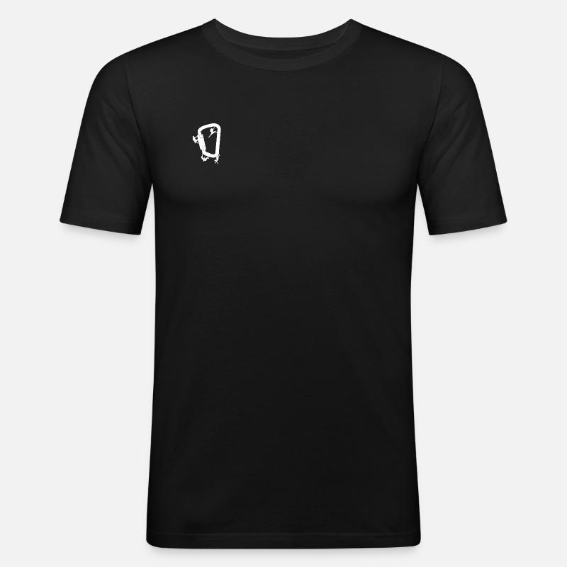 Klettern climb boulder - Männer Slim Fit T-Shirt - Schwarz