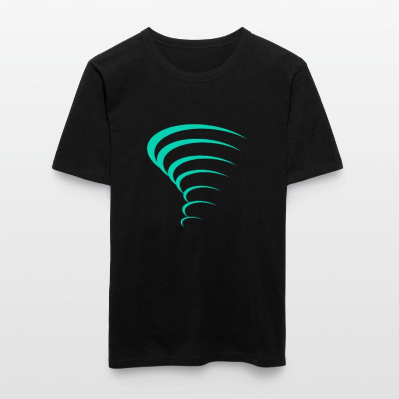 Conception de tornade T-shirt près du corps Homme