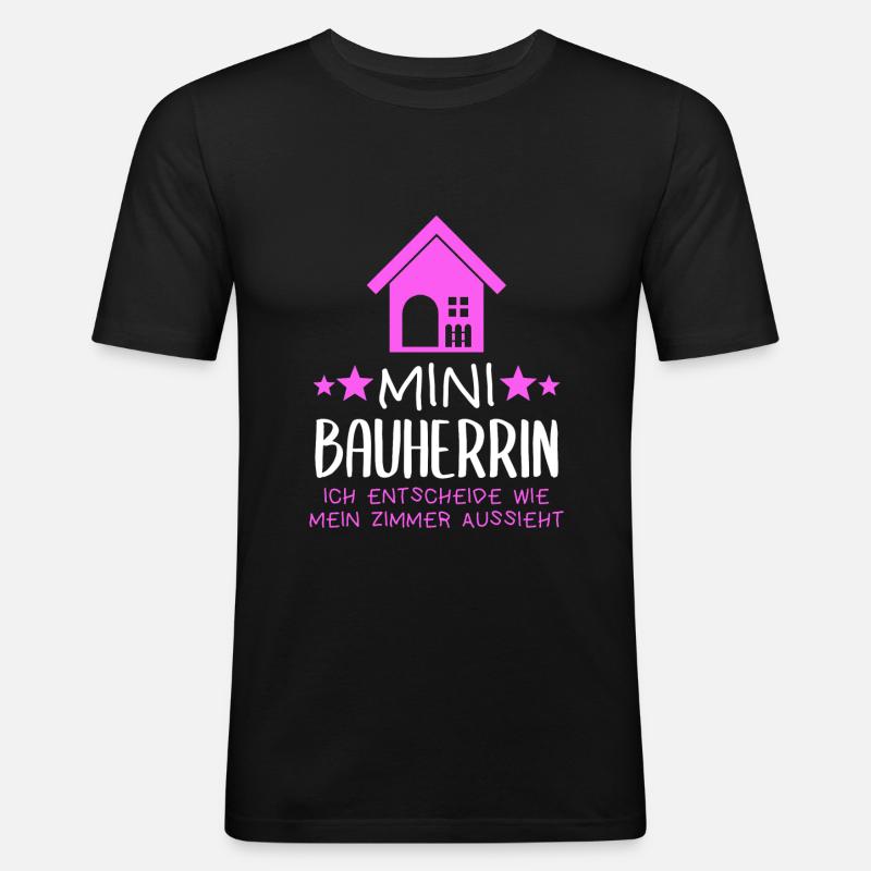 Client Topping-out ceremony Funny gift - Men's Slim Fit T-Shirt - black