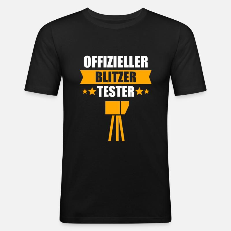 Driver's License Passed Speed Camera Funny Gift - Men's Slim Fit T-Shirt - black