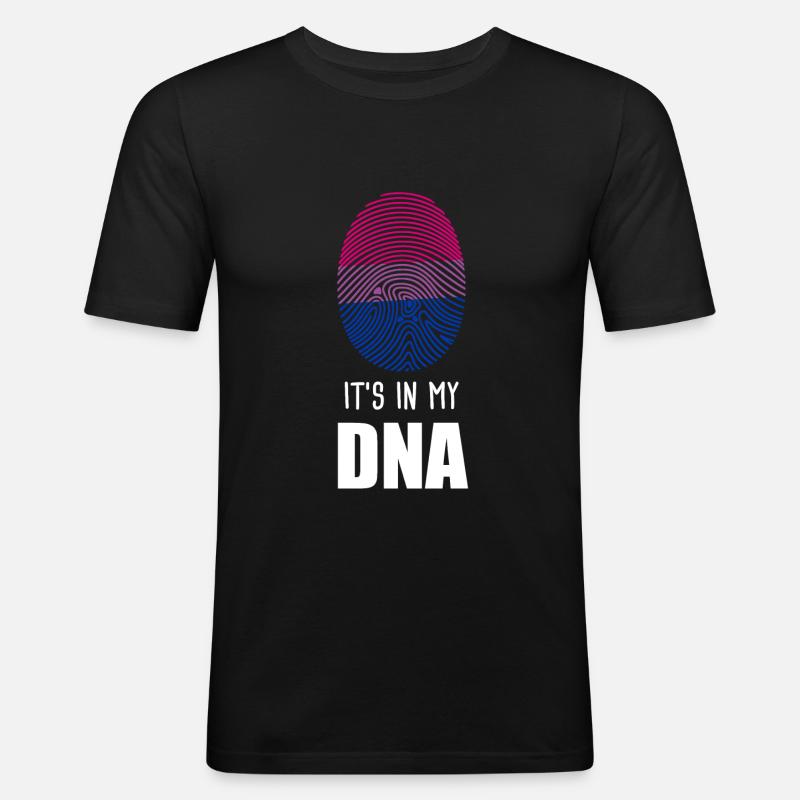 Bisexual Bisexual Bisexual Gift - Men's Slim Fit T-Shirt - black