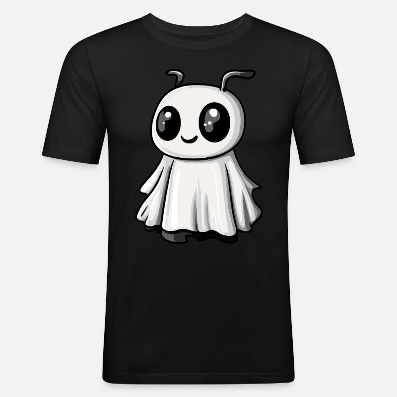 Ameise Halloween Comic Geist - Männer Slim Fit T-Shirt - Schwarz