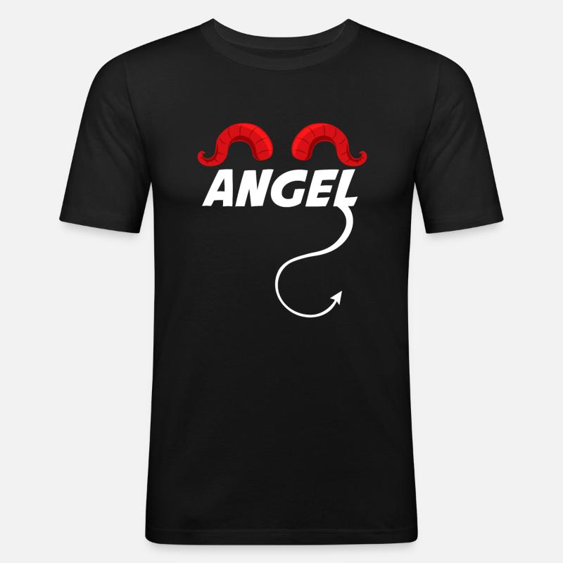 Angel Devil Angel Devil - Men's Slim Fit T-Shirt - black