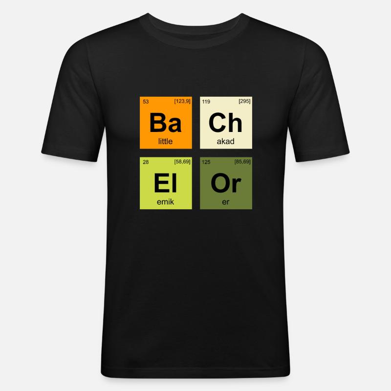 Bachelorabschluss Bachelor Abschluss - Männer Slim Fit T-Shirt - Schwarz