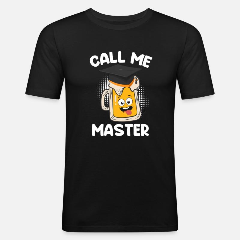 Master's Degree Master 2022 Master - T-shirt près du corps Homme - noir