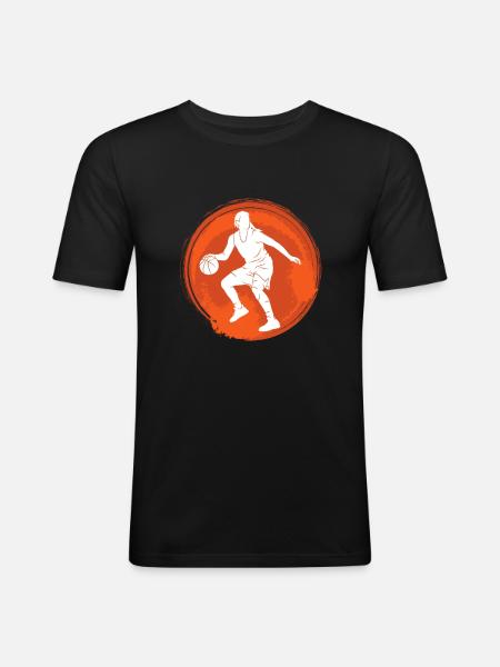 Women's Basketball - Men's Slim Fit T-Shirt - black