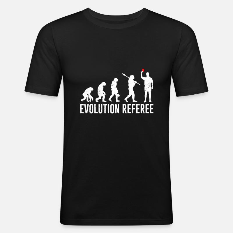 Evolution Referee - Men's Slim Fit T-Shirt - black