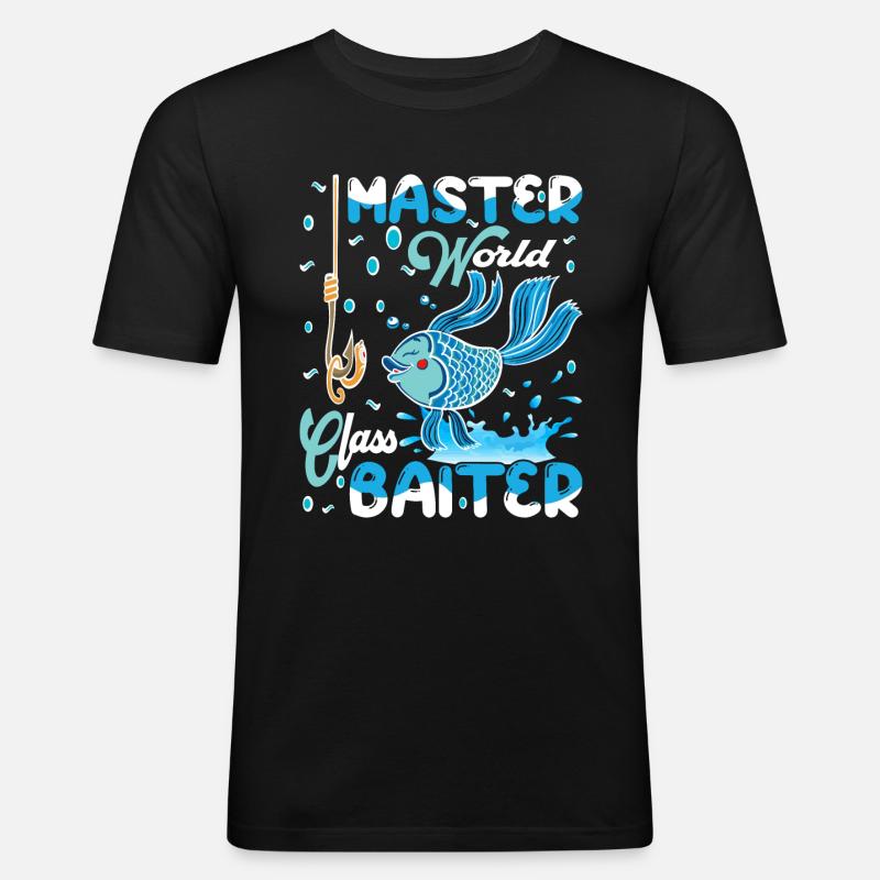 Master World Class Baiter - Men's Slim Fit T-Shirt - black