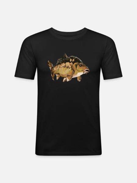carp - Men's Slim Fit T-Shirt - black