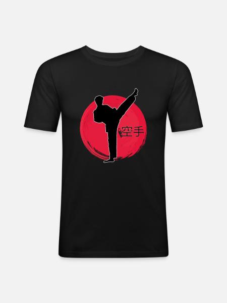 Karate Japan - Men's Slim Fit T-Shirt - black