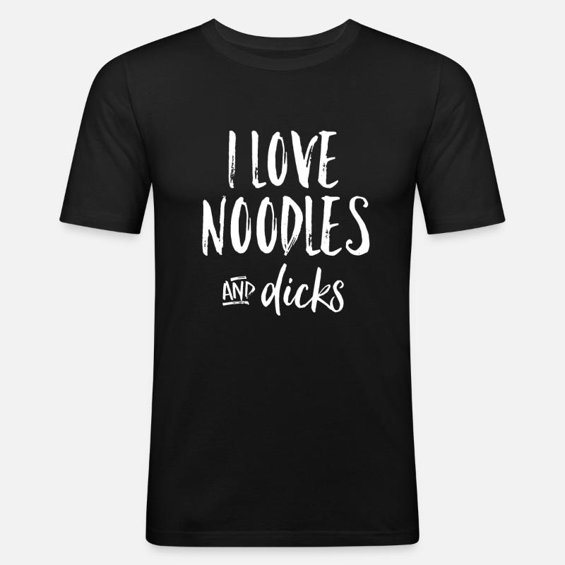Versauter Spruch - Männer Slim Fit T-Shirt - Schwarz