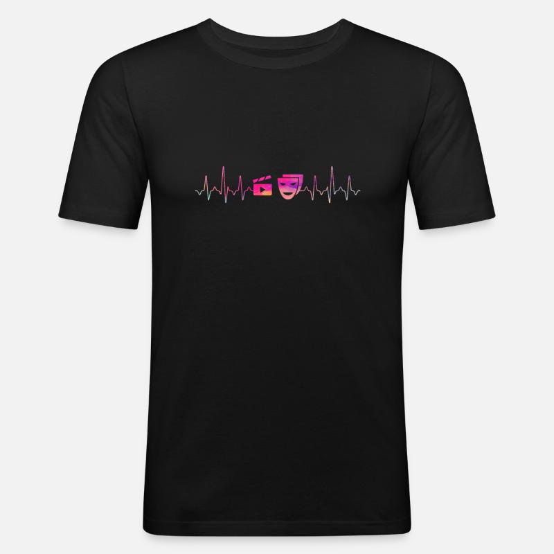 Schauspieler Geschenkidee - Männer Slim Fit T-Shirt - Schwarz